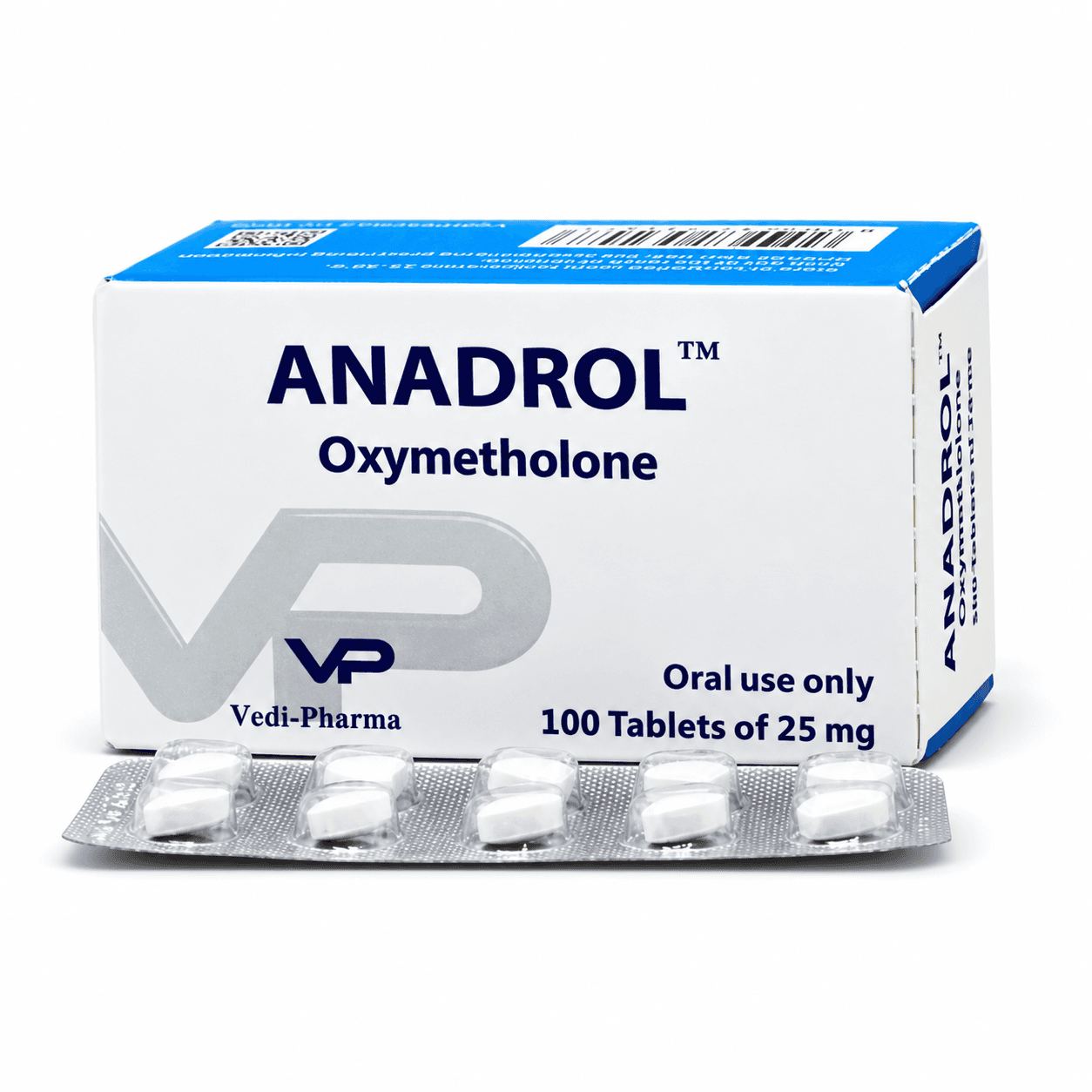 Anadrol – Oxymetholone 25 mg, 100 Tablets