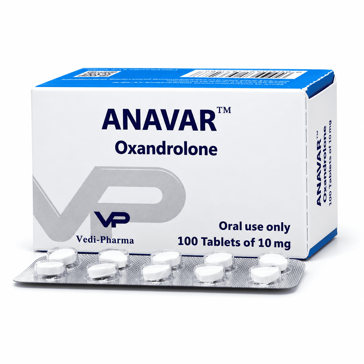 Anavar – Oxandrolone 10 mg, 100 Tablets