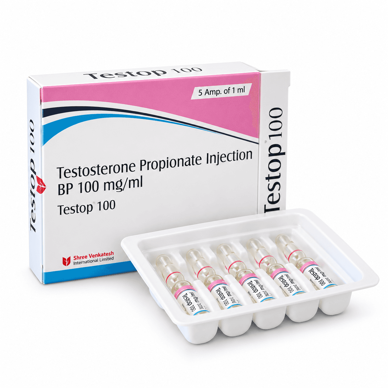 Testop 100 – Testosterone Propionate Injection BP 100 mg/ml